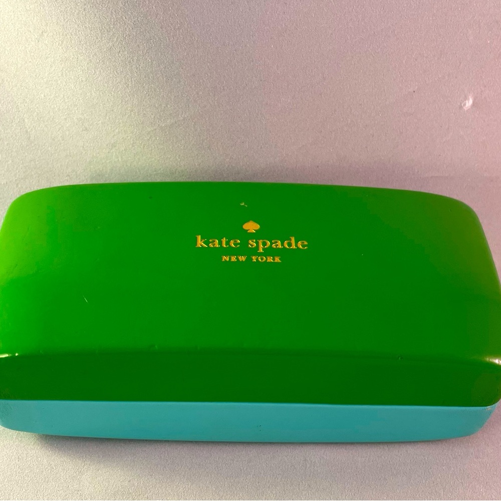 Kate Spade peppermint and light blue Sunglasses Case